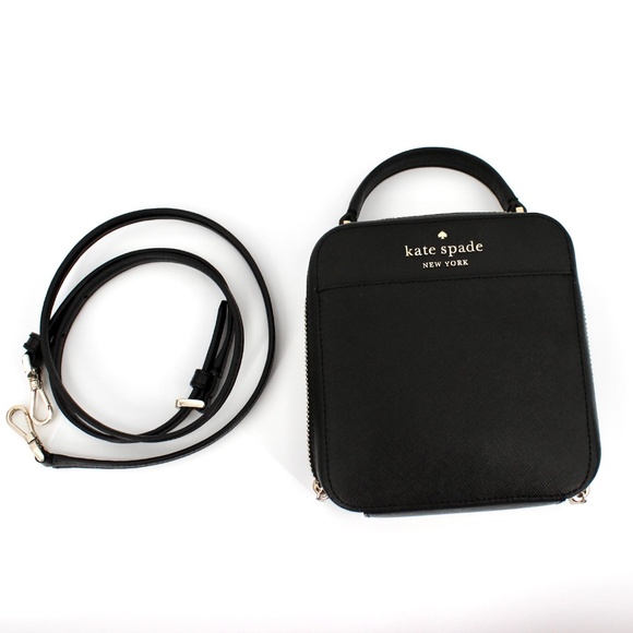 Kate spade daisy vanity crossbody square bag black - Picture 2 of 5